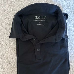 Bylt men’s black polo